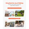 Dog Wheelchair for Back Legs, Lightweight 2 Wheels Pet Wheelchair, Height, Width & Length Adjustable, Dog Cart with Shock-Absorbing Wheels